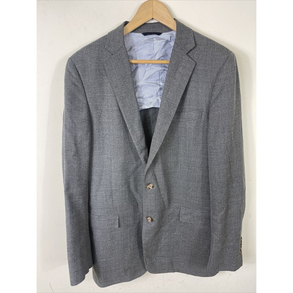 Brooks Brothers Sport Coat Regent Fit Blazer Reda Wool 42L Jacket (Lining Flaw)